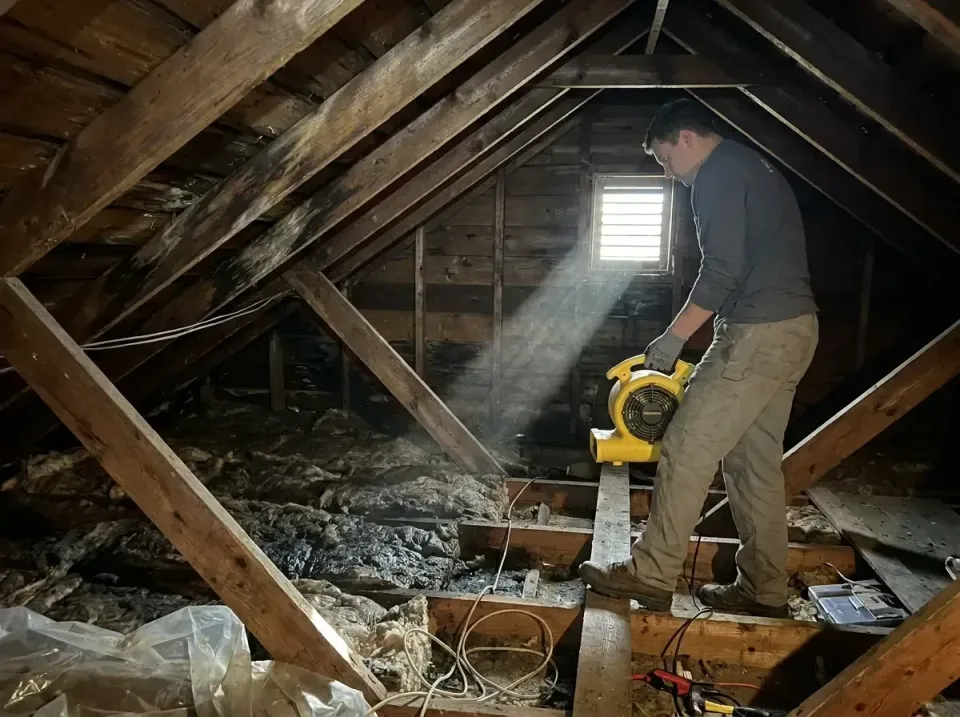attic-water-damage-drying-proc-007 — frequently asked questions, Emergency Water Extraction & 24/7 Flood Response in Grandwo…